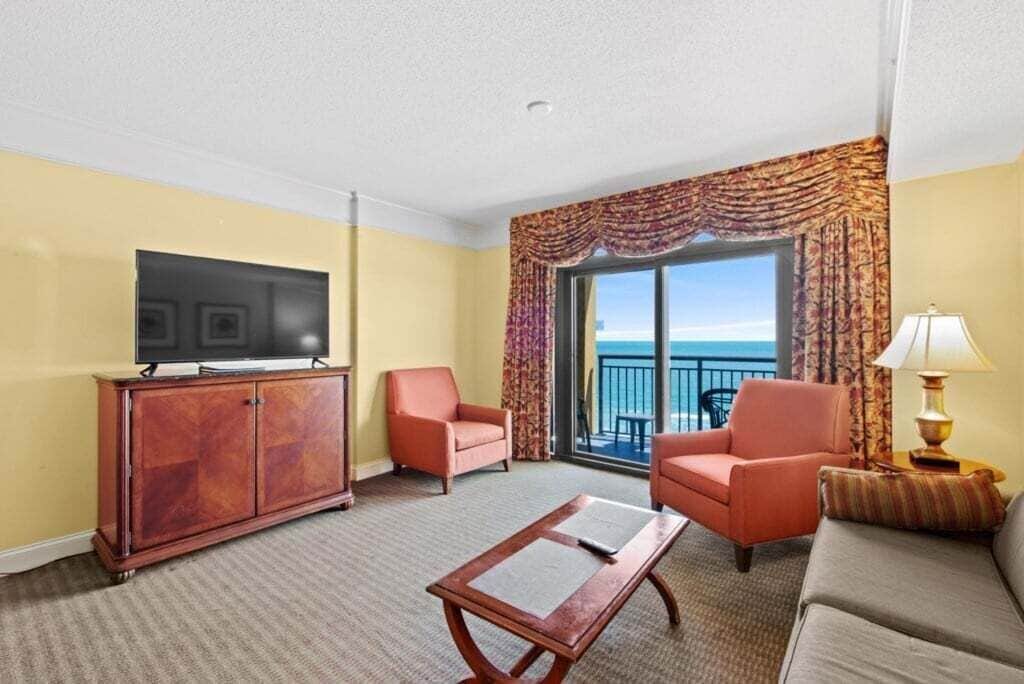 Appart'hôtel, 2 chambres | Coin séjour