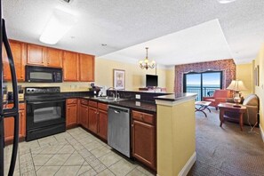 Condo, 2 Bedrooms | Private kitchen | Fridge, oven, coffee/tea maker, toaster - Anderson Ocean Club 810 2 Bedroom Condo (Myrtle Beach)