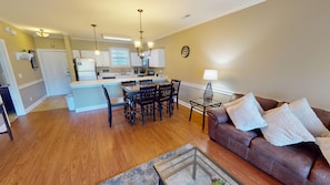 Apartment, 2 Bedrooms | Living area