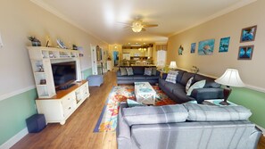 Condo, 3 Bedrooms | Living area - Magnolia Pointe Luster Leaf 4886-101 3 Bedroom Condo (Myrtle Beach)