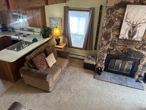 Fireplace - Riverbend #1 Full - Resort on the River (Red River)