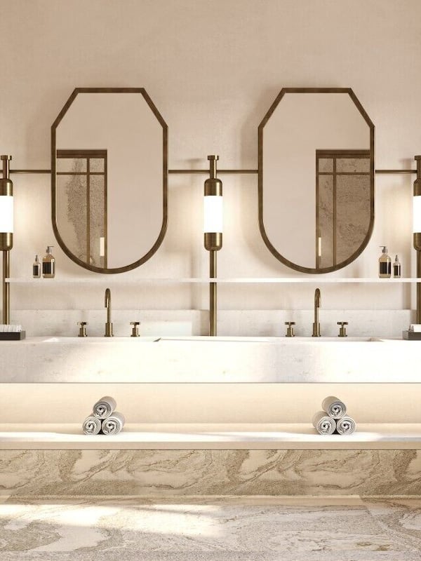 Douche, sèche-cheveux, chaussons, serviettes fournies