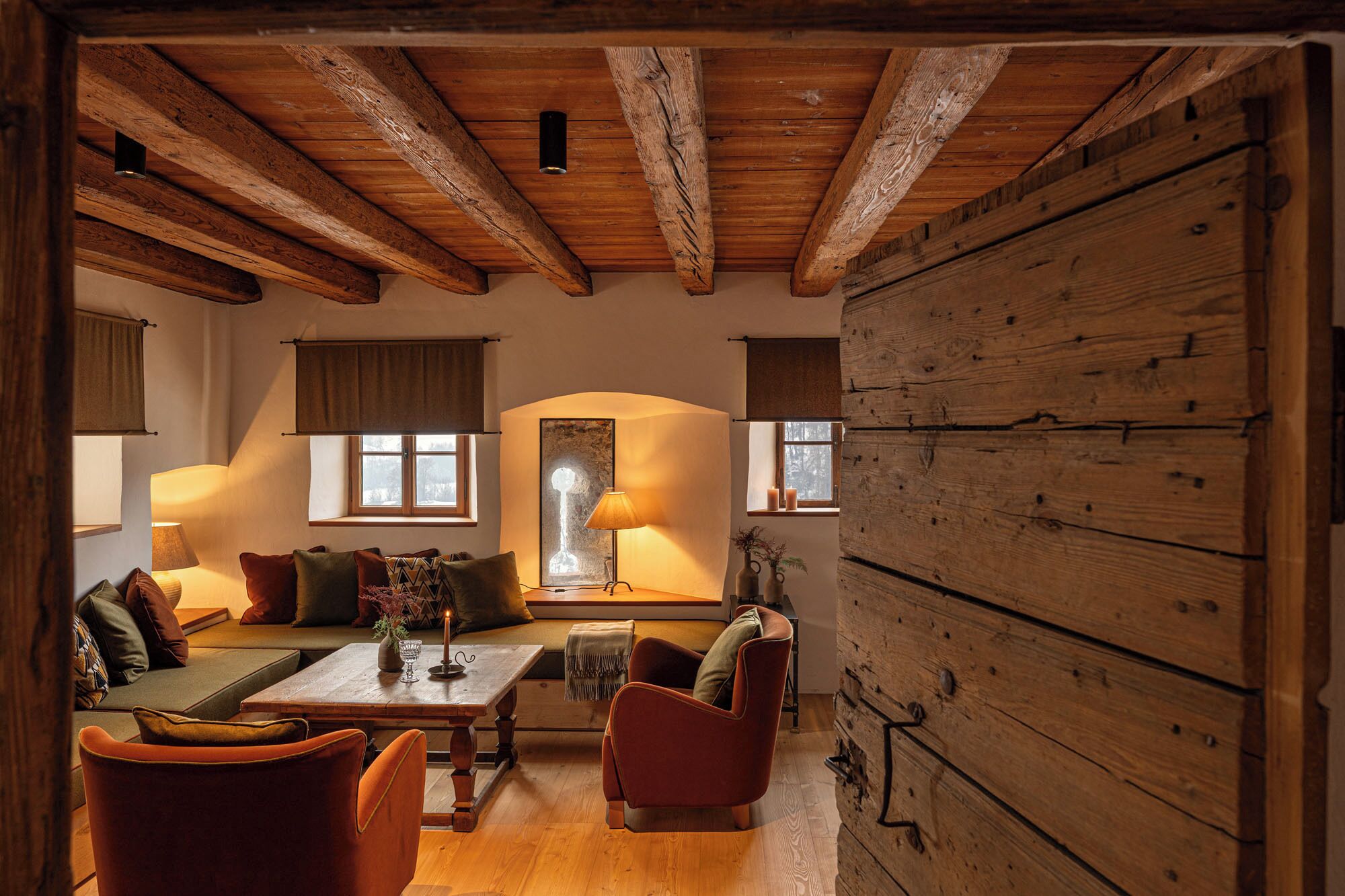 Alpehytte, fjellutsikt | Oppholdsområde