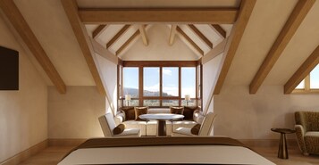 Premium Suite, Mountain View | In-room safe, soundproofing, free WiFi