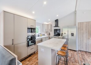 Fridge, oven, stovetop, toaster