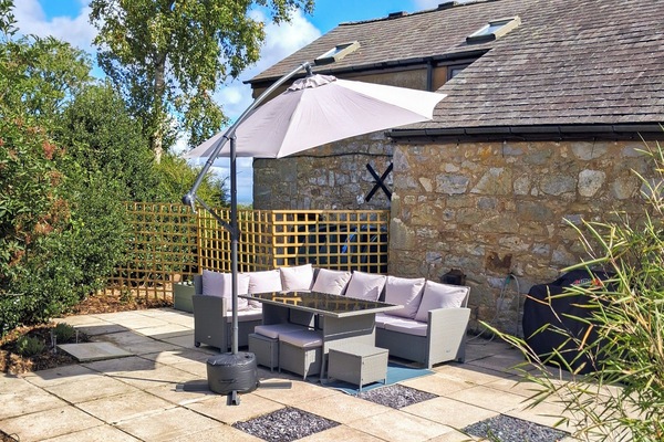 Patio | Maes y Falwen, Mold and the Clwydian Range
