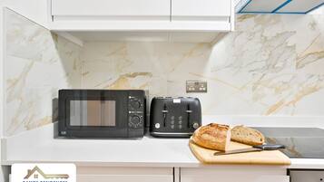 Microwave, oven, stovetop