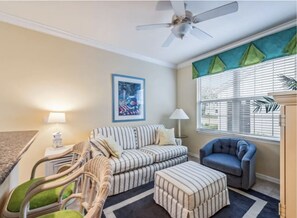 Condo, 2 Bedrooms | Living area | Smart TV