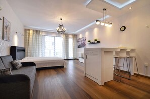 1 室のベッドルーム、アイロン / アイロン台、旅行用ベビーベッド、WiFi