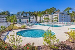 Condo, 3 Bedrooms | Pool | A heated pool - Fairways 9c 3 Bedroom Condo (Myrtle Beach)