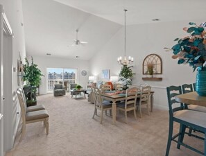 Appart'hôtel, 2 chambres | Coin séjour