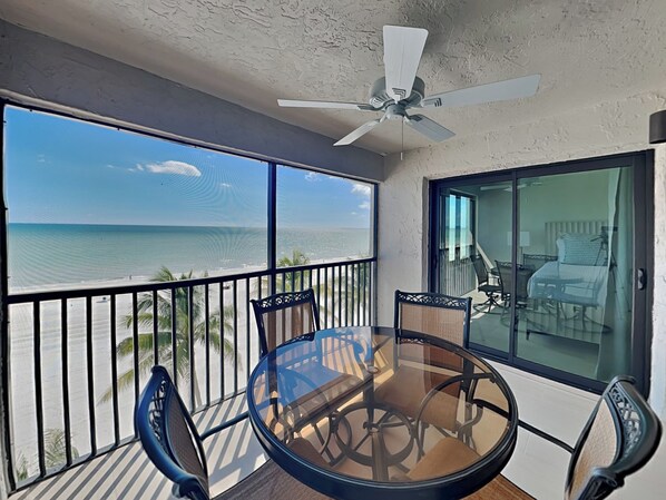 Outdoor dining - Seaside 505 | Top-Floor w. Views +Amenities (Fort Myers Beach)