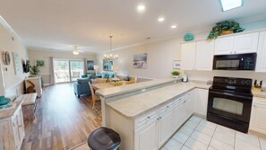 Condo, 2 Bedrooms | Private kitchen | Fridge, oven, coffee/tea maker, toaster - Magnolia Pointe Luster Leaf 4886-203 2 Bedroom Condo (Myrtle Beach)