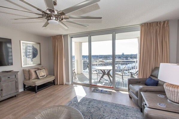 Condo, 3 Bedrooms | Living area - Yacht Club 1-1103 3 Bedroom Condo (North Myrtle Beach)