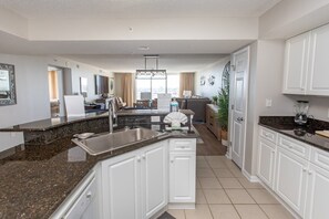 Condo, 3 Bedrooms | Private kitchen | Fridge, oven, coffee/tea maker, toaster - Yacht Club 1-1103 3 Bedroom Condo (North Myrtle Beach)