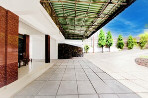 Majoituspaikan julkisivu