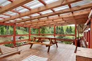 Outdoor dining - Apartment 'Schwäblehof' (Triberg im Schwarzwald)