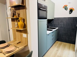 Apartment, Patio, Ground Floor | Private kitchen