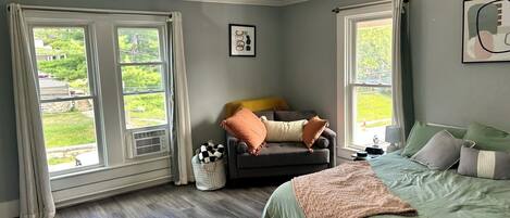 1 makuuhuone, työpöytä, ilmainen Wi-Fi, vuodevaatteet