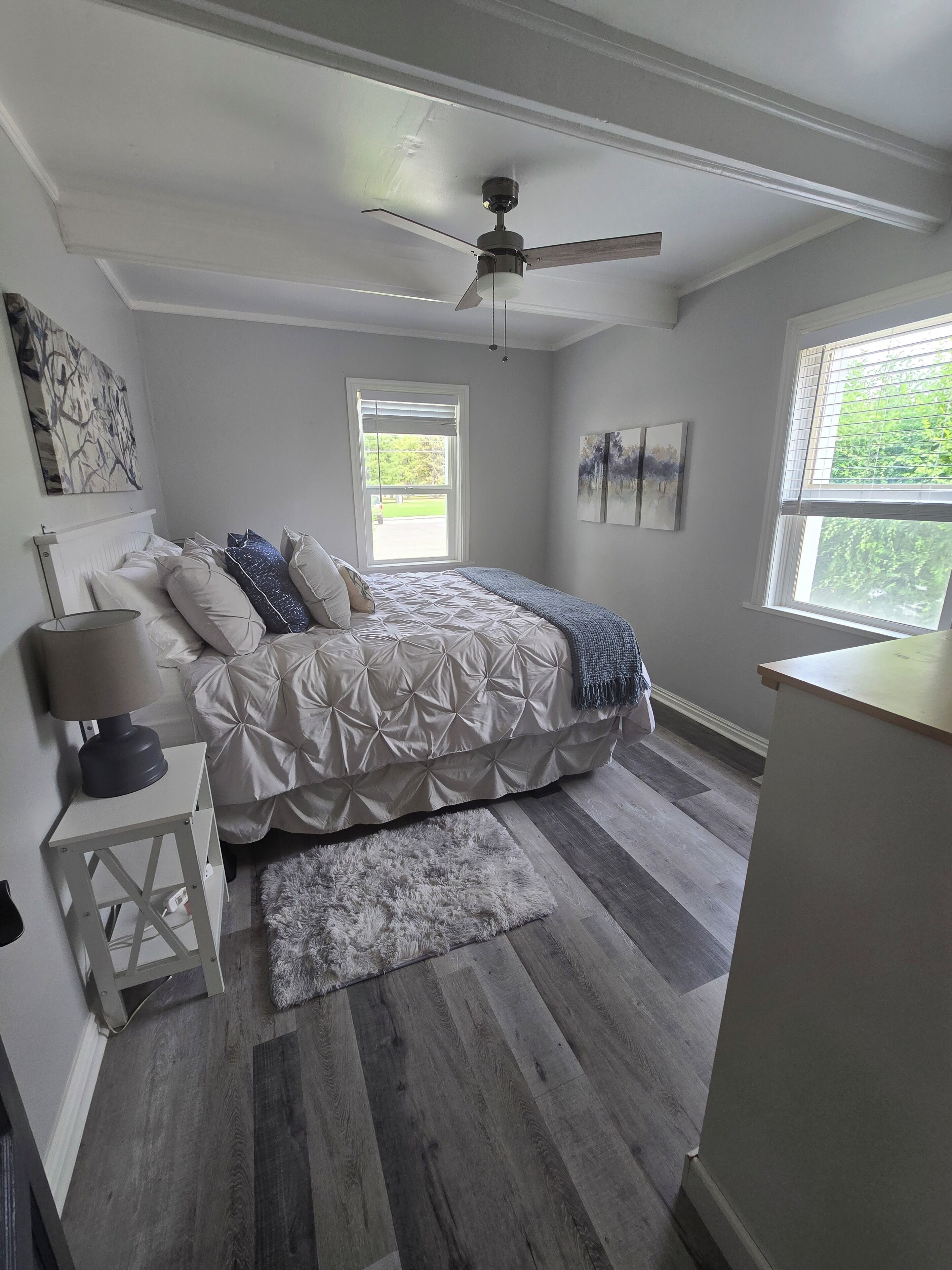 2 bedrooms, iron/ironing board, free WiFi, bed sheets