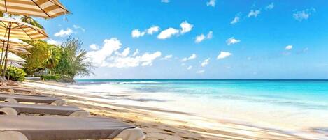 Appartement, 2 chambres, piscine privée, vue océan | Plage