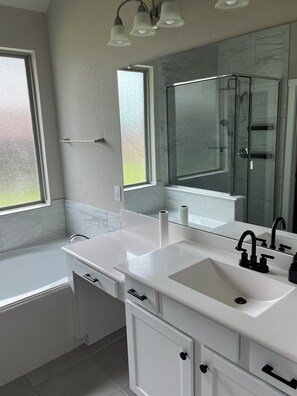 Towels, soap, toilet paper