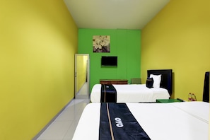 Deluxe-Zweibettzimmer | Kostenloses WLAN, Bettwäsche