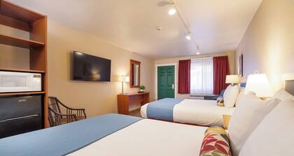Enjoy easy walking access to all Leavenworth has to offer after a relaxing night in our room with two queen beds.
