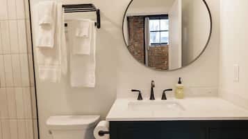Hair dryer, towels