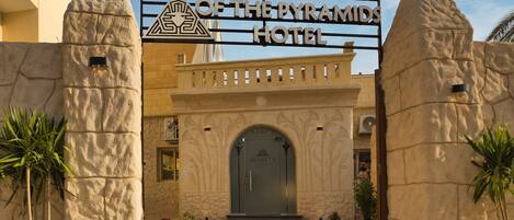 Majoituspaikan julkisivu