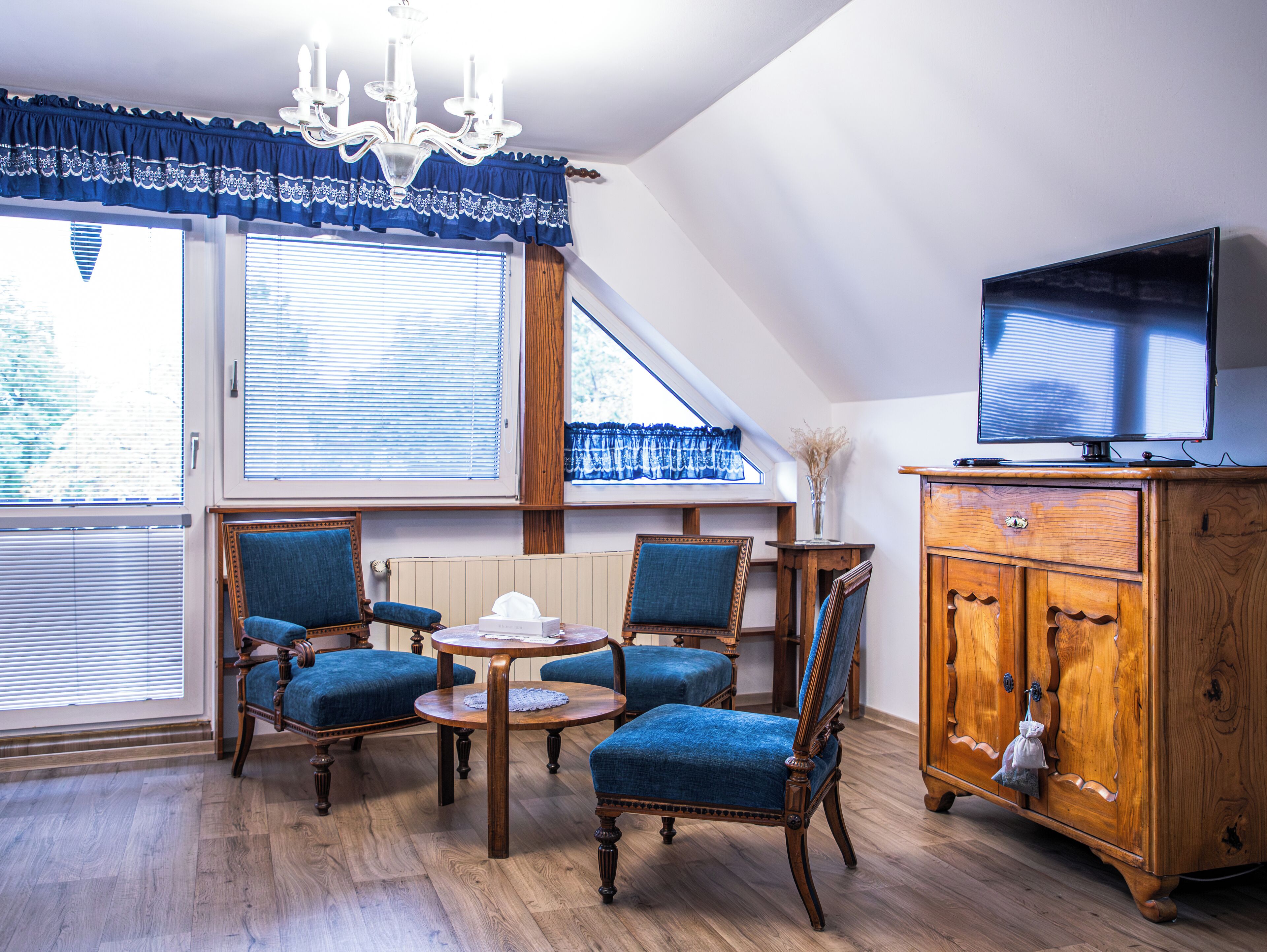 豪華公寓, 露台, 城市景 | 客廳