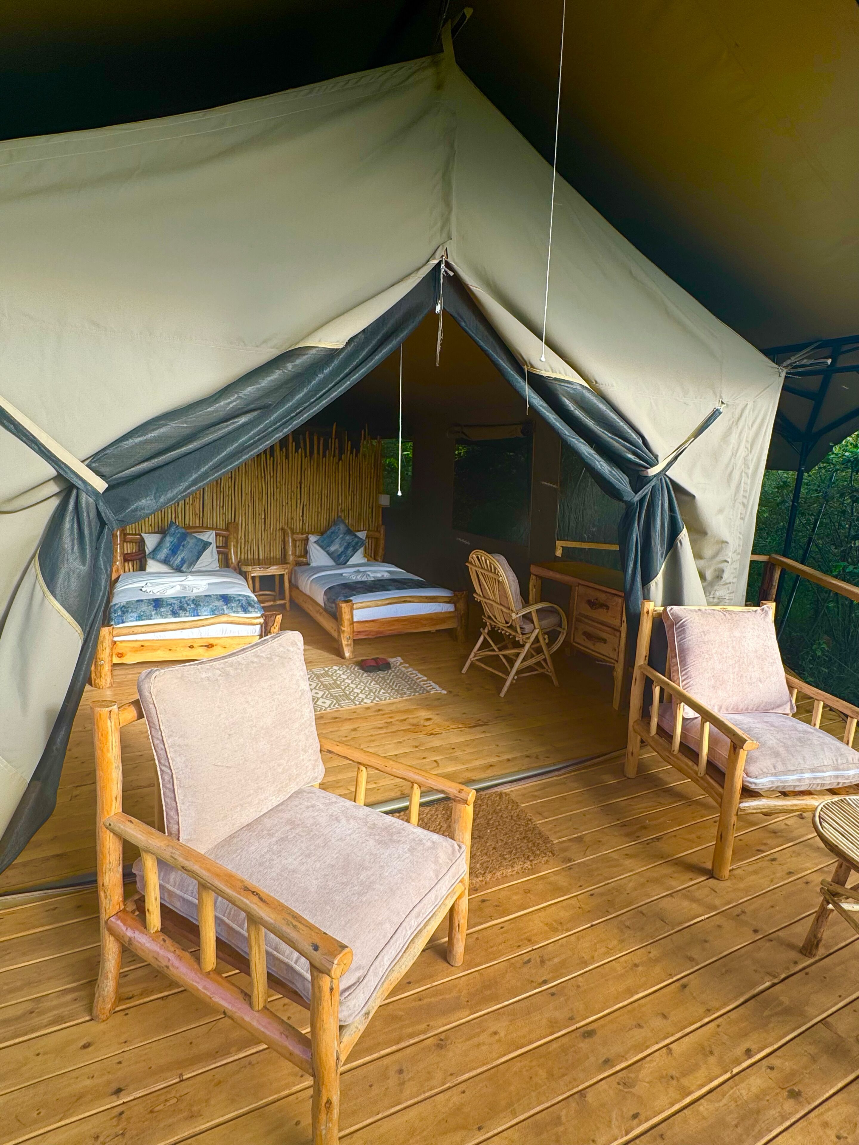 Luxury Twin Room, Valley View | Ruang kerja komputer riba, Wi-fi percuma, cadar katil 