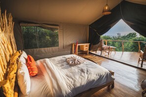 Luxe tweepersoonskamer, uitzicht op vallei | Kameruitzicht