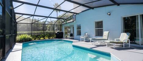 Una piscina climatizada