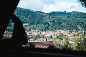 Vue depuis lâhĂ©bergement