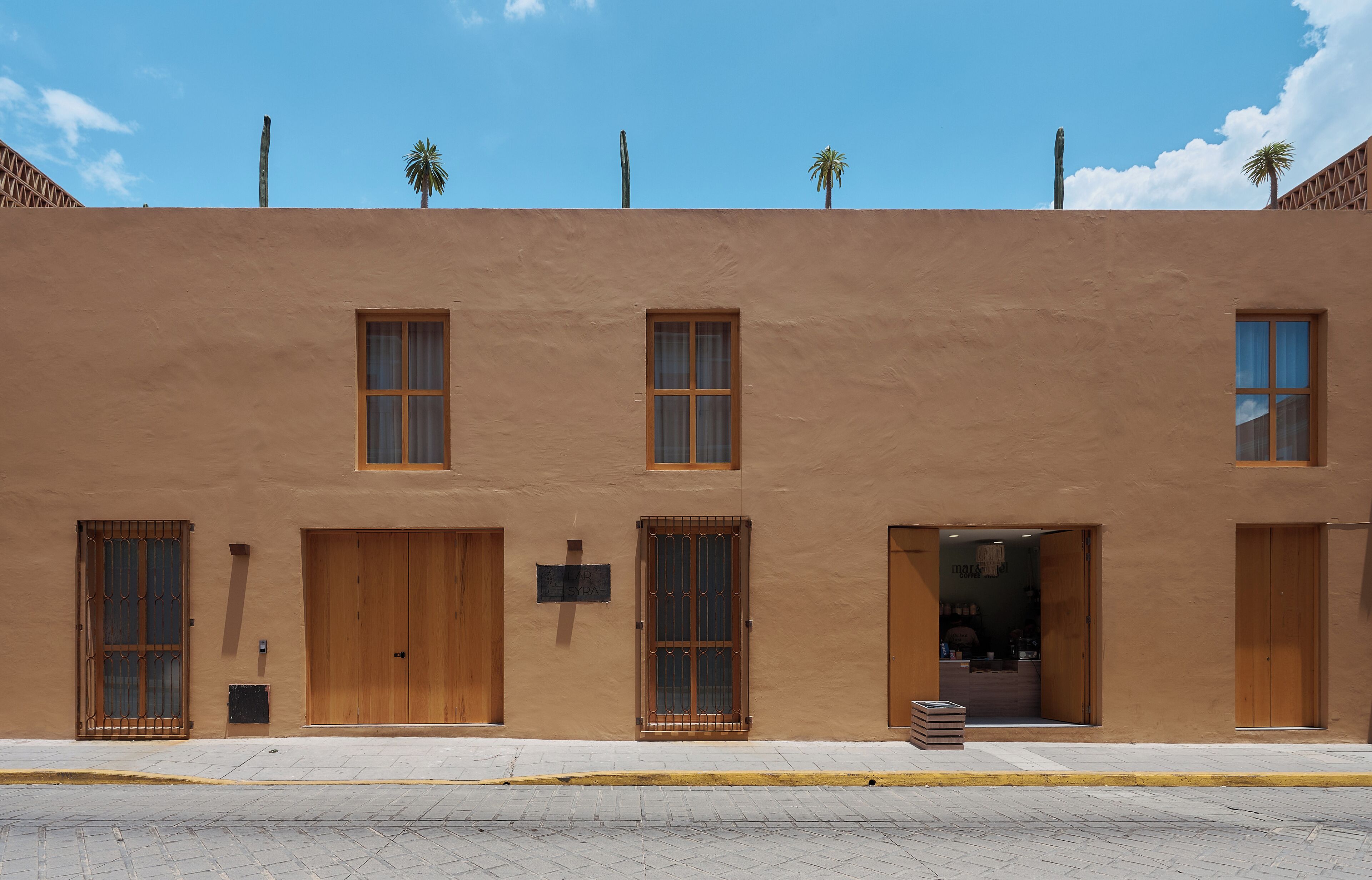 Voorkant van accommodatie