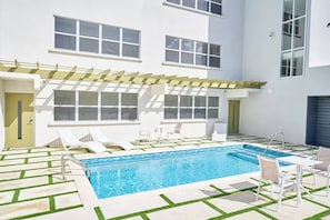 Apartment, 2 Bedrooms, Terrace, Garden View | Pool