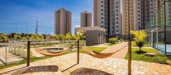 Apartment for up to 6 people in a condominium with a swimming pool