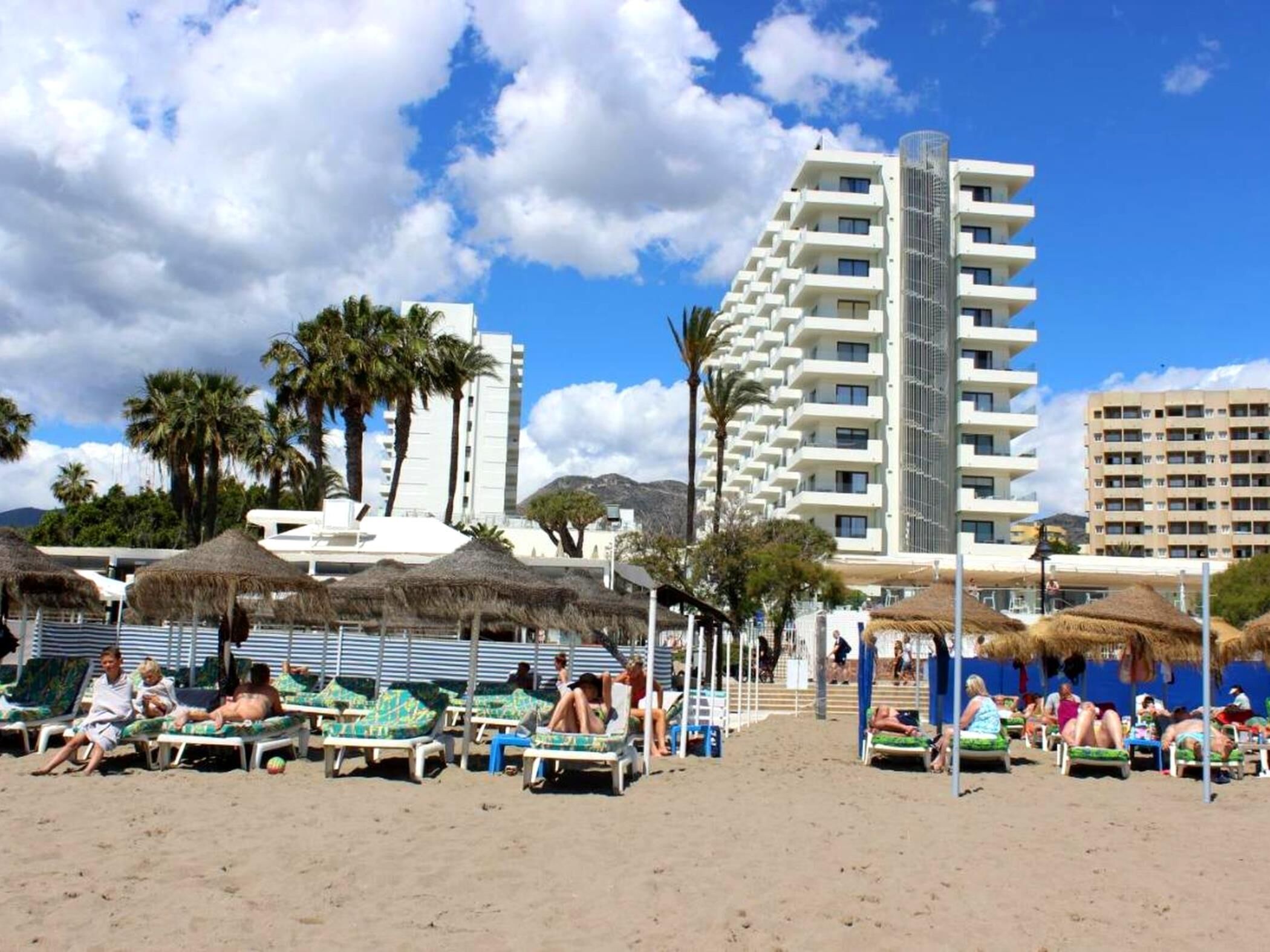 On the beach