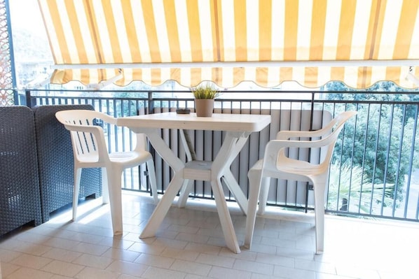 Economy Double Room, City View | Terrace/patio
