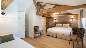 4 chambres, draps fournis