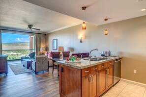 Condo (3 Bedrooms) | Private kitchen | Microwave, oven, dishwasher, coffee/tea maker - Honua Kai Konea 2 Free Rental Cars KBM Resorts Extra Large Lanai 2 Units, 3 Bedrooms Ml-1460 (Kaanapali)
