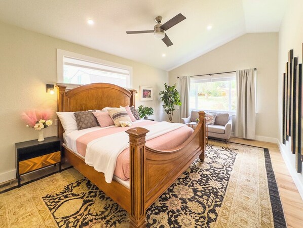 5 Schlafzimmer, Bügeleisen/Bügelbrett, WLAN, Bettwäsche