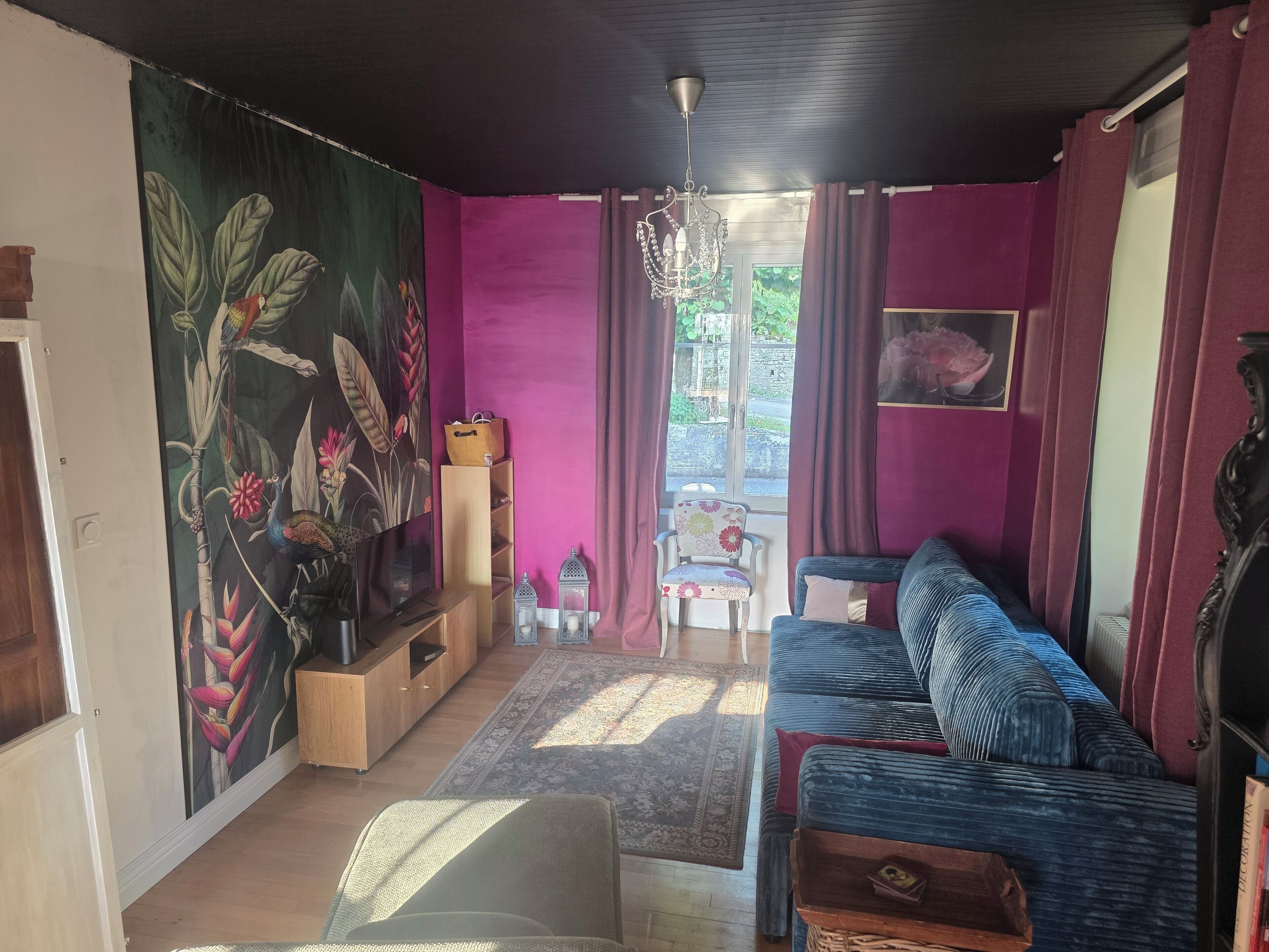 Una televisión, libros