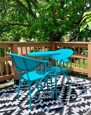 屋外ダイニングエリア