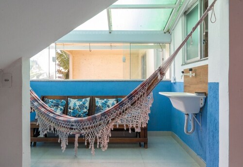 Apto com Wi-fi a 950m da Praia da Tartaruga