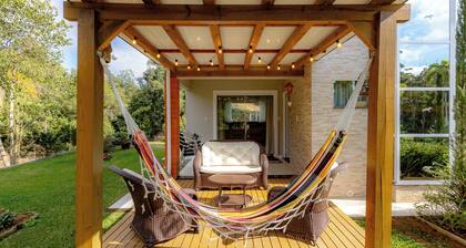 Casa de Campo c Wi-fi Jardim e Churrasqueira