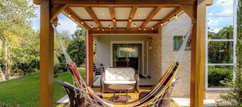 Casa de Campo c Wi-fi Jardim e Churrasqueira