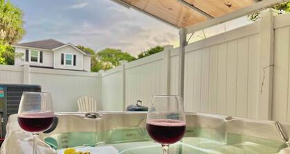 Hot Tub • 3-Story Beach Retreat w/ Arcade, Foosball & King Suite • Sleeps 13