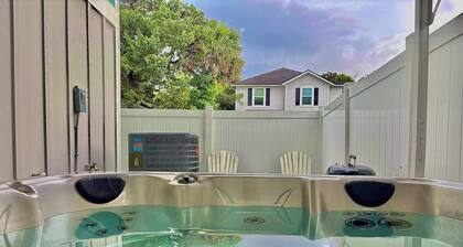 Hot Tub • 3-Story Beach Retreat w/ Arcade, Foosball & King Suite • Sleeps 13